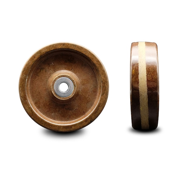 SCC - 5" High Temp Phenolic Wheel w/Roller Bearing - 1/2" Bore -600 lbs Capacity